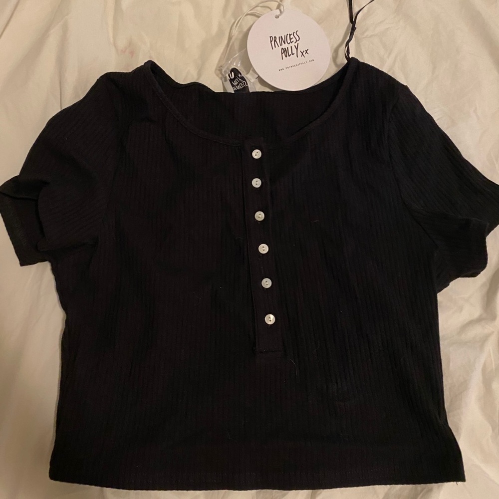 Princess Polly Lovers Thief Top Black